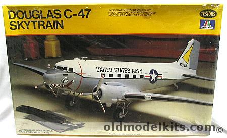 Testors 1/72 Douglas C-47 Skytrain -  R4D / Dakota Mk III (DC-3)- US Navy / USAAF 'Swamp Rat' / RAF European Theater, 871 plastic model kit